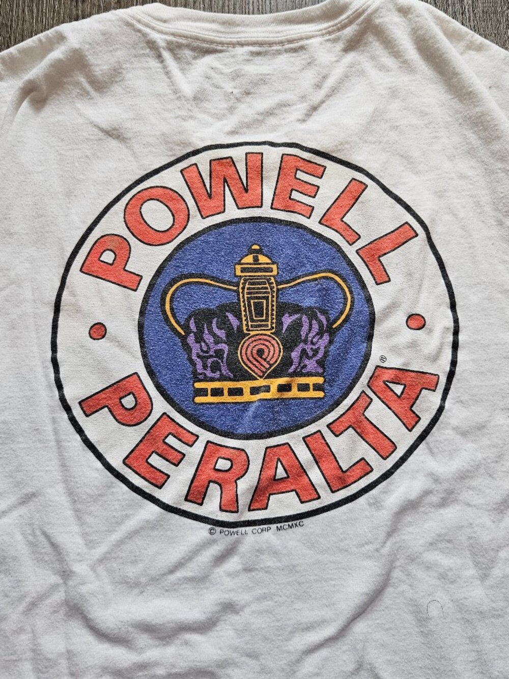 Vintage Powell Peralta Supreme Logo T-Shirt Mens Large Skateboard Graphic Tee - Picture 5 of 7